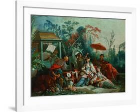 The Chinese Garden, 1742-Francois Boucher-Framed Giclee Print