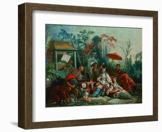 The Chinese Garden, 1742-Francois Boucher-Framed Giclee Print