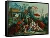 The Chinese Garden, 1742-Francois Boucher-Framed Stretched Canvas