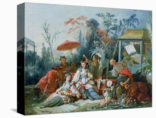 The Chinese Garden, circa 1742-Francois Boucher-Stretched Canvas