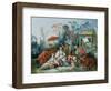 The Chinese Garden, circa 1742-Francois Boucher-Framed Giclee Print