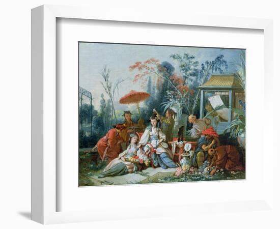 The Chinese Garden, circa 1742-Francois Boucher-Framed Giclee Print