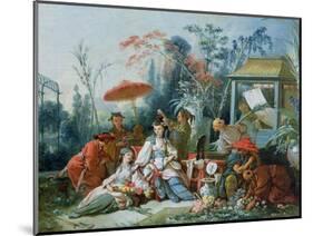 The Chinese Garden, circa 1742-Francois Boucher-Mounted Giclee Print