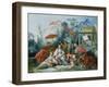 The Chinese Garden, circa 1742-Francois Boucher-Framed Giclee Print