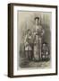 The Chinese Giant, Chang, with His Wife and Attendant Dwarf-null-Framed Giclee Print