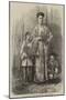 The Chinese Giant, Chang, with His Wife and Attendant Dwarf-null-Mounted Giclee Print