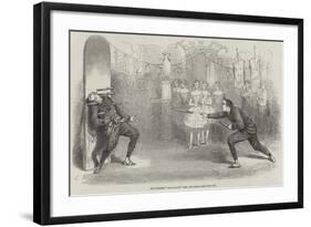 The Chinese Impalement Feat, at Drury-Lane Theatre-null-Framed Giclee Print