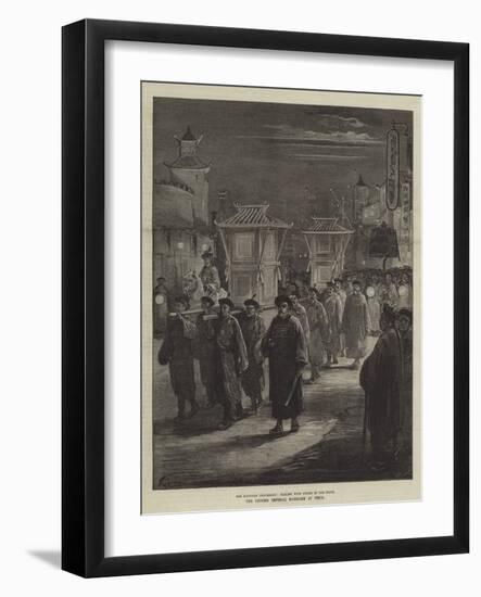 The Chinese Imperial Marriage at Pekin-Felix Regamey-Framed Giclee Print