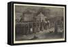 The Chinese Imperial Wedding at Pekin, the Bridal Procession at Midnight-null-Framed Stretched Canvas