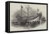 The Chinese Junk Keying-Myles Birket Foster-Framed Stretched Canvas
