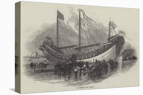 The Chinese Junk Keying-Myles Birket Foster-Stretched Canvas