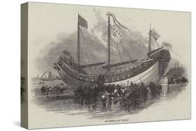 The Chinese Junk Keying-Myles Birket Foster-Stretched Canvas