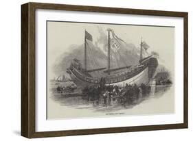 The Chinese Junk Keying-Myles Birket Foster-Framed Giclee Print