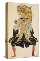 The Chinese Mandarin, Costume Design for 'Sleeping Beauty', 1921 (Pencil, W/C and Gouache)-Leon Bakst-Stretched Canvas