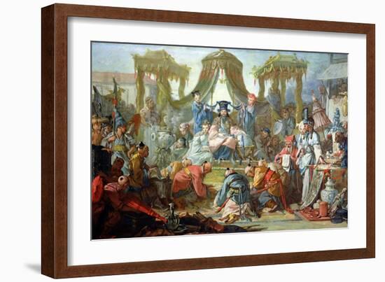 The Chinese Marriage, or an Audience with the Emperor of China, circa 1742-Francois Boucher-Framed Giclee Print