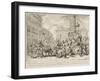 The Chinese Mascarade, 1735-Jean Baptiste Marie Pierre-Framed Giclee Print