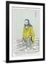 The Chinese Patriarch the Bodhidharma Po-Ti Ta-Mo Needing to Cross the Yangtse River Stands-null-Framed Art Print