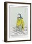 The Chinese Patriarch the Bodhidharma Po-Ti Ta-Mo Needing to Cross the Yangtse River Stands-null-Framed Art Print