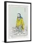 The Chinese Patriarch the Bodhidharma Po-Ti Ta-Mo Needing to Cross the Yangtse River Stands-null-Framed Art Print