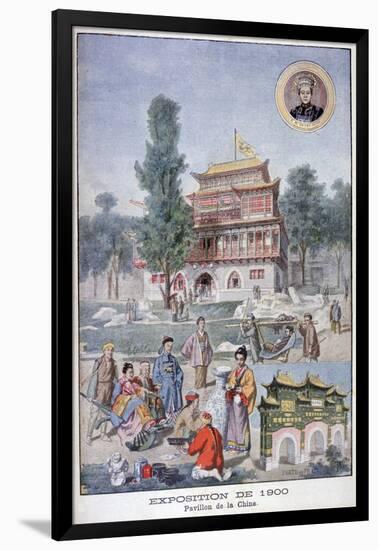 The Chinese Pavilion at the Universal Exhibition of 1900, Paris, 1900-null-Framed Giclee Print