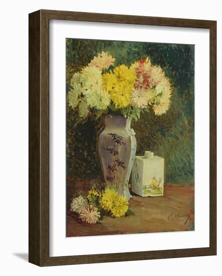 The Chinese Pot, Manet's Studio-Jacques-emile Blanche-Framed Giclee Print