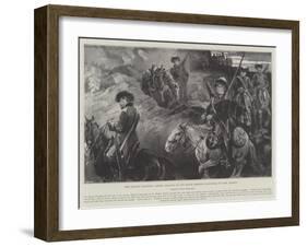 The Chinese Question, Amoor Cossacks on the March Through Manchuria to Port Arthur-Paul Frenzeny-Framed Giclee Print