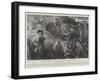 The Chinese Question, Amoor Cossacks on the March Through Manchuria to Port Arthur-Paul Frenzeny-Framed Giclee Print