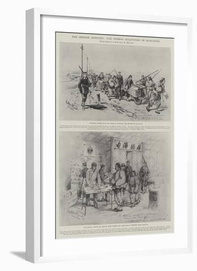 The Chinese Question, the German Occupation of Kiao-Chau-Melton Prior-Framed Giclee Print