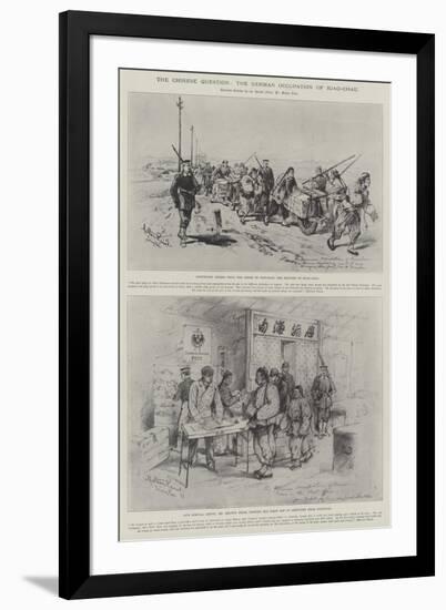 The Chinese Question, the German Occupation of Kiao-Chau-Melton Prior-Framed Giclee Print