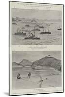 The Chinese Question, Views of Chefoo Bay and the Harbour at Port Arthur-null-Mounted Giclee Print
