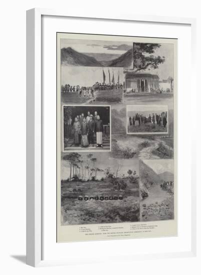 The Chinese Question, with the British Boundary Delimitation Commission at Mirs Bay-Henry Charles Seppings Wright-Framed Giclee Print