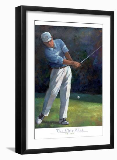 The Chip Shot-Unknown Unknown-Framed Art Print