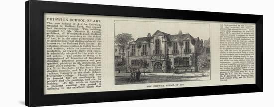 The Chiswick School of Art-null-Framed Giclee Print
