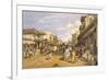 The Chitpore Road, from 'India Ancient and Modern', 1867 (Colour Litho)-William 'Crimea' Simpson-Framed Premium Giclee Print