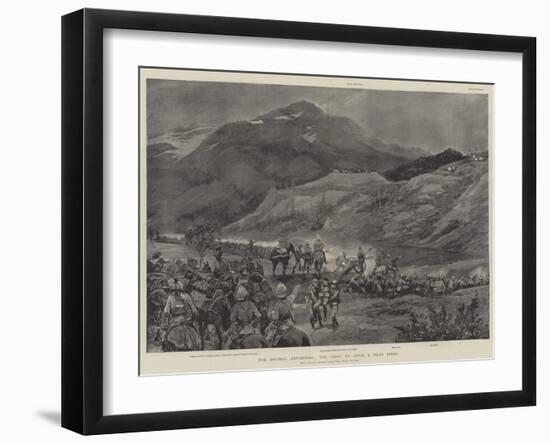 The Chitral Expedition, the Fight of 4 April, Near Khar-null-Framed Giclee Print