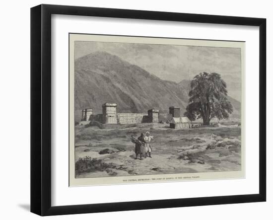 The Chitral Expedition, the Fort of Mastuj, in the Chitral Valley-null-Framed Giclee Print