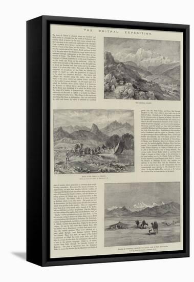 The Chitral Expedition-Michael Biddulph-Framed Stretched Canvas