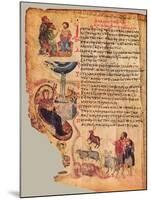 The Chludov Psalter. Psalm 2, ca 850-null-Mounted Giclee Print