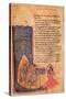 The Chludov Psalter. The Song Of Moses and Miriam, ca 850-null-Stretched Canvas