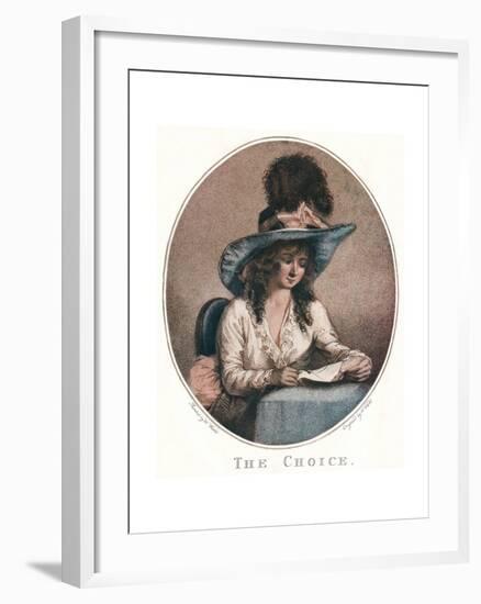 The Choice, C18th Century-William Ward-Framed Giclee Print