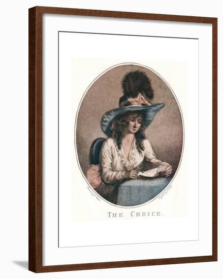 The Choice, C18th Century-William Ward-Framed Giclee Print