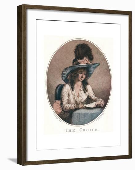 The Choice, C18th Century-William Ward-Framed Giclee Print