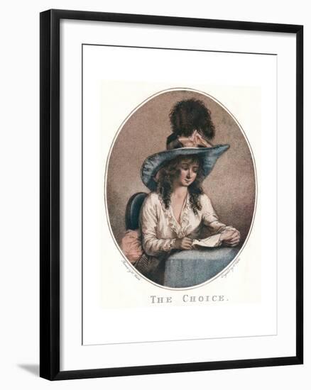 The Choice, C18th Century-William Ward-Framed Giclee Print