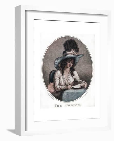 The Choice, Late 18th-Early 19th Century-William Ward-Framed Giclee Print