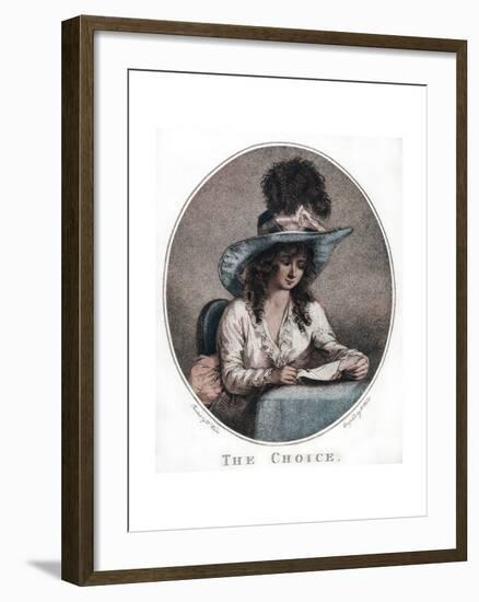 The Choice, Late 18th-Early 19th Century-William Ward-Framed Giclee Print