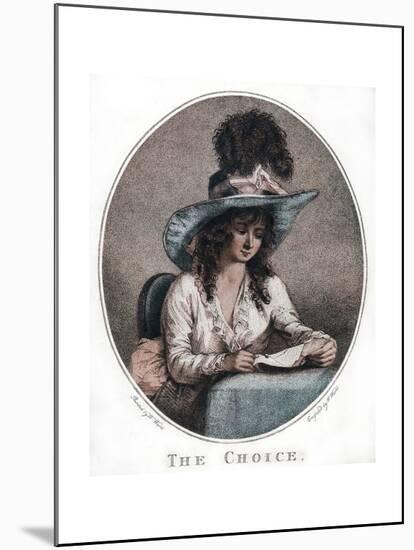 The Choice, Late 18th-Early 19th Century-William Ward-Mounted Giclee Print