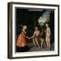 The Choice of Heracles (From the Labours of Hercule)-Lucas Cranach the Elder-Framed Giclee Print