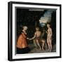 The Choice of Heracles (From the Labours of Hercule)-Lucas Cranach the Elder-Framed Giclee Print