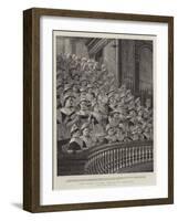 The Choir at the Foundling Hospital-Robert Barnes-Framed Giclee Print