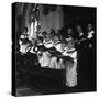 The Choir from Brampton Parish Church Singing During a Service, Rotherham, 1969-Michael Walters-Stretched Canvas